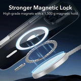 Husa de protectie ESR Classic Hybrid HaloLock compatibil cu iPhone 16 Pro Max, Transparent Black