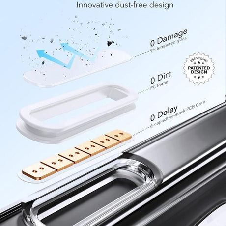 Husa de protectie ESR Classic Hybrid HaloLock Kickstand compatibil cu iPhone 16 Pro, Negru Mat