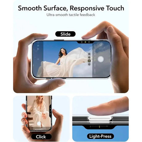 Husa de protectie ESR Classic Hybrid HaloLock Kickstand compatibil cu iPhone 16 Pro Max, Transparent Black
