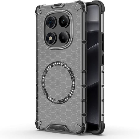 Husa de protectie Techsuit HoneyComb Shield MagSafe compatibil cu Xiaomi Redmi Note 14 Pro 4G, Negru