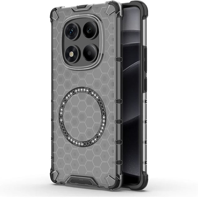 Husa de protectie Techsuit HoneyComb Shield MagSafe compatibil cu Xiaomi Redmi Note 14 Pro 4G, Negru