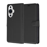 Husa de protectie Techsuit Leather Folio compatibil cu Huawei nova 11 / nova 12s, Negru