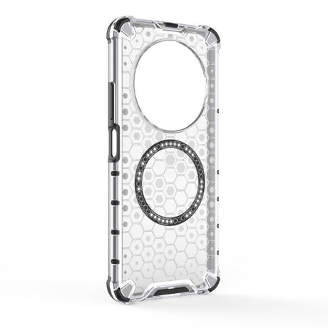 Husa de protectie Techsuit HoneyComb Shield MagSafe compatibil cu Xiaomi Redmi 14C / Poco C75, Alb