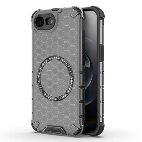 Husa de protectie Techsuit HoneyComb Shield MagSafe compatibil cu iPhone 16e / iPhone 17e, Negru