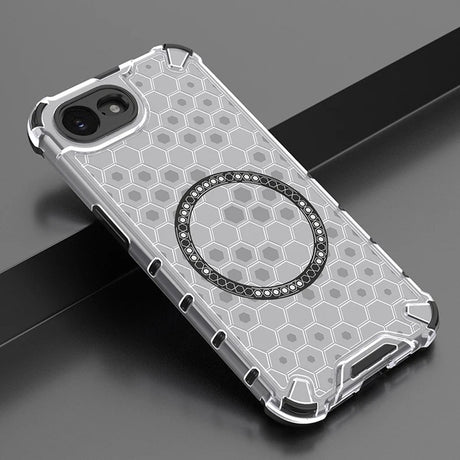 Husa de protectie Techsuit HoneyComb Shield MagSafe compatibil cu iPhone 16e / iPhone 17e, Negru