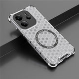 Husa de protectie Techsuit HoneyComb Shield MagSafe compatibil cu iPhone 15 Pro, Alb