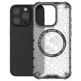 Husa de protectie Techsuit HoneyComb Shield MagSafe compatibil cu iPhone 15 Pro, Alb