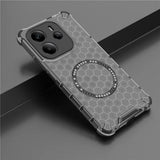 Husa de protectie Techsuit HoneyComb Shield MagSafe compatibil cu iPhone 15 Pro Max, Negru