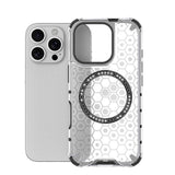 Husa de protectie Techsuit HoneyComb Shield MagSafe compatibil cu iPhone 16 Pro Max, Alb