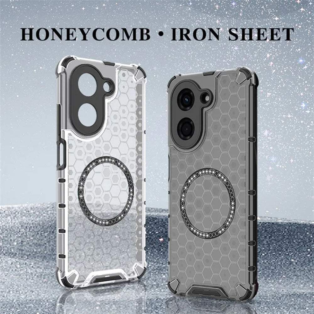 Husa de protectie Techsuit HoneyComb Shield MagSafe compatibil cu Xiaomi Redmi A5 4G (Regional), Negru
