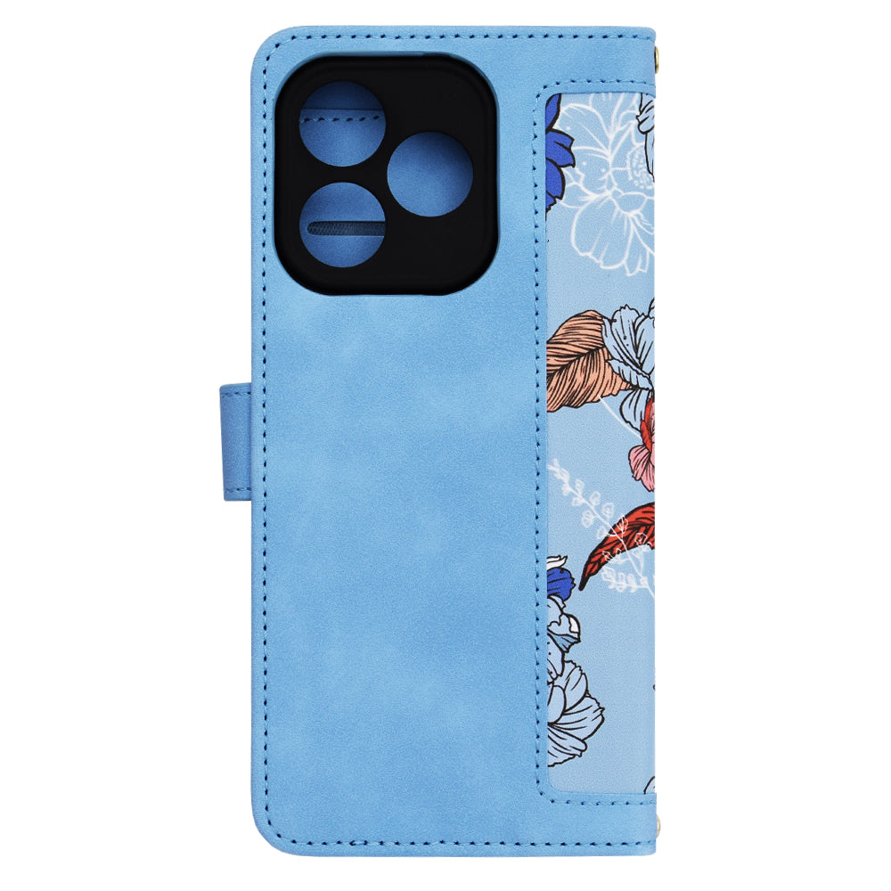 Husa de protectie Techsuit FlipCraft compatibil cu Honor 400 Lite, Vibrant Blue
