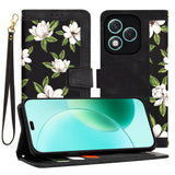 Husa de protectie Techsuit FlipCraft compatibil cu Honor 400 Lite, Flowers of the Dawn