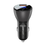 Incarcator Acefast (B6), USB / Type-C, 63W PD3.0, Display Digital, Negru