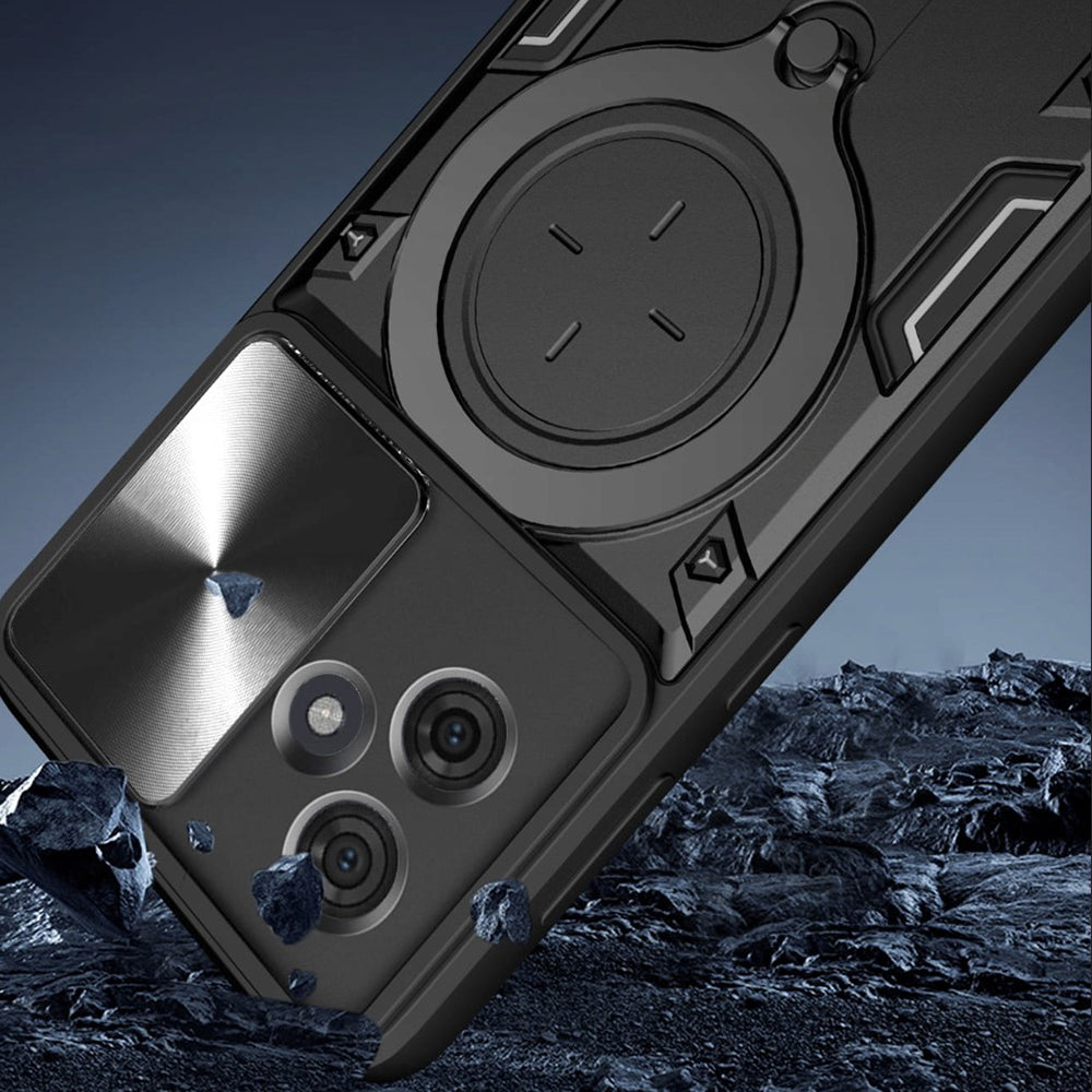 Husa de protectie Techsuit CamGuard Pro compatibil cu Motorola Edge 60 / Edge 60 Fusion, Negru