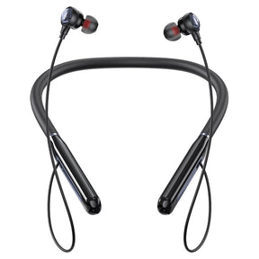 Casti Acefast Bluetooth Earphones (N5), Behind the Head, Neckband, Bluetooth 5.4, LED Display, IPX4, 200mAh, Negru