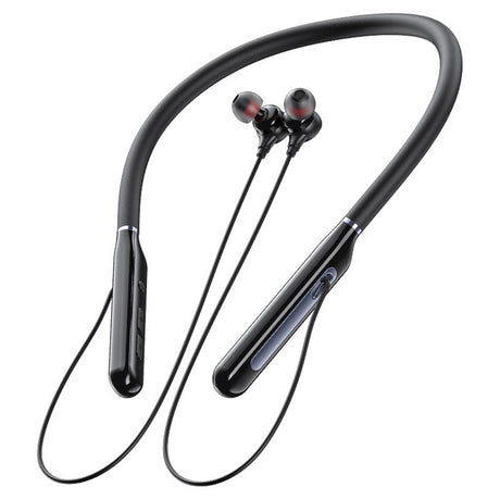 Casti Acefast Bluetooth Earphones (N5), Behind the Head, Neckband, Bluetooth 5.4, LED Display, IPX4, 200mAh, Negru