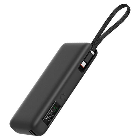 Baterie externa Acefast (M22-20000), with Cable, Type-C, 20000mAh, 74Wh, PD130W, Two-Way Fast Charging, LED Display, Negru