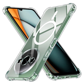 Husa de protectie Techsuit Shockproof Clear Silicone MagSafe compatibil cu Xiaomi Redmi A3 / Redmi A3x, Transparent