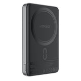 Baterie externa Acefast Magnetic Wireless Ultra-thin (M12-10000), Type-C, 10000mAh, 38.7Wh, PD20W, LED Indicator, Negru