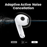 Casti Ugreen HiTune H6 Pro WS203 (35873), Bluetooth 5.3, Adaptive ANC, Spatial Sound, Hi-Res, IPX5, Alb