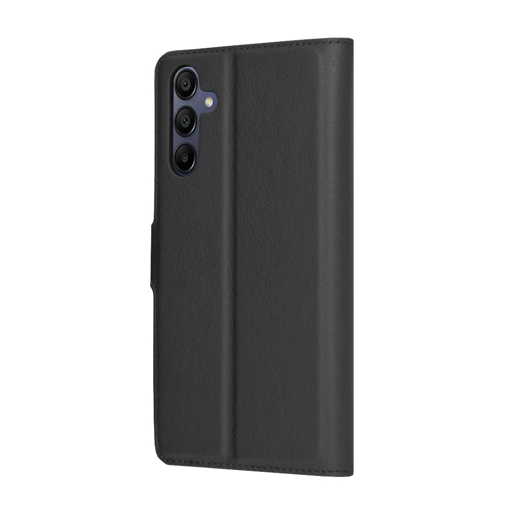 Husa de protectie Techsuit Leather Folio compatibil cu Samsung Galaxy A15 4G / A15 5G, Negru