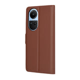 Husa de protectie Techsuit Leather Folio compatibil cu Oppo Reno10 / Reno10 Pro, Maro