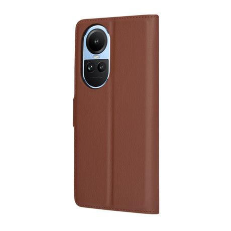 Husa de protectie Techsuit Leather Folio compatibil cu Oppo Reno10 / Reno10 Pro, Maro