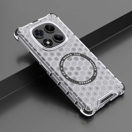 Husa de protectie Techsuit HoneyComb Shield MagSafe compatibil cu Xiaomi Redmi Note 14 Pro+ 5G, Alb