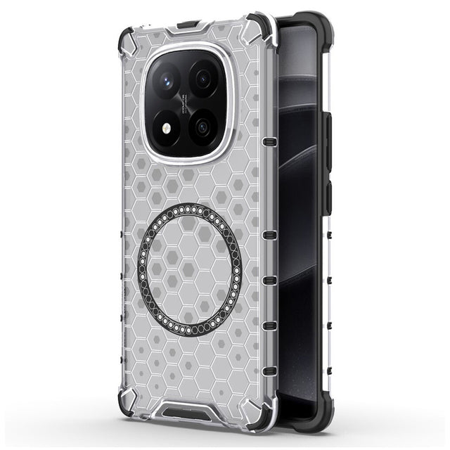 Husa de protectie Techsuit HoneyComb Shield MagSafe compatibil cu Xiaomi Redmi Note 14 Pro+ 5G, Alb
