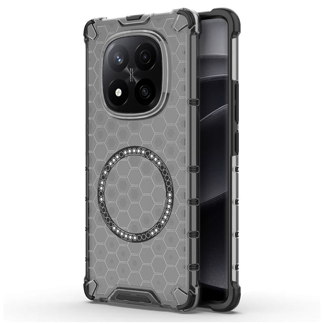 Husa de protectie Techsuit HoneyComb Shield MagSafe compatibil cu Xiaomi Redmi Note 14 Pro+ 5G, Negru