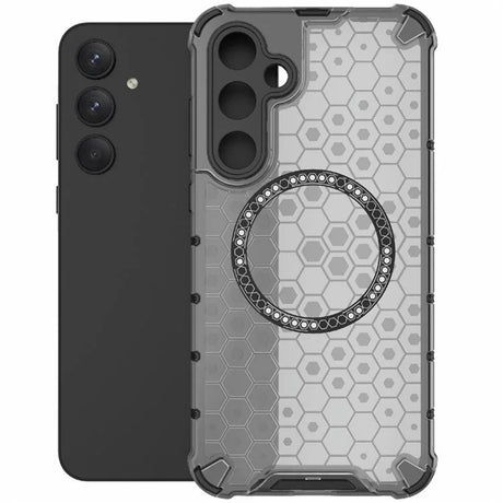 Husa de protectie Techsuit HoneyComb Shield MagSafe compatibil cu Samsung Galaxy A35 5G, Negru