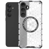 Husa de protectie Techsuit HoneyComb Shield MagSafe compatibil cu Samsung Galaxy A55 5G, Alb