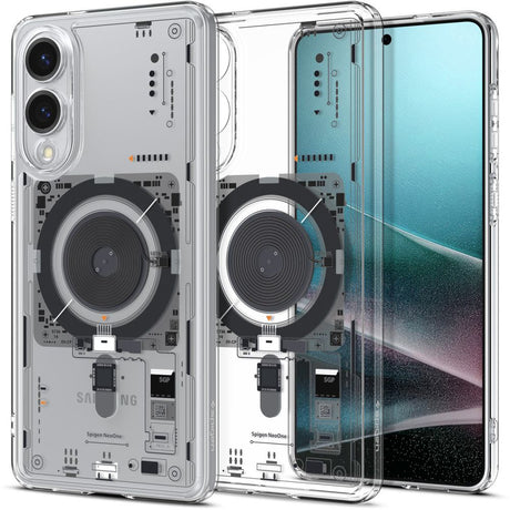 Husa de protectie Spigen Ultra Hybrid MagSafe (ACS09416) compatibil cu Samsung Galaxy S25 Edge, Neo One
