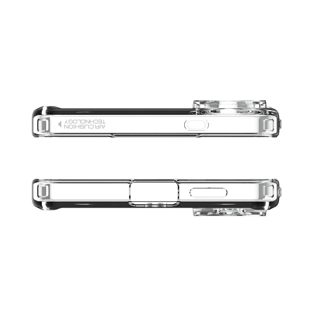Husa de protectie Spigen Ultra Hybrid MagSafe (ACS09418) compatibil cu Samsung Galaxy S25 Edge, Transparent / White