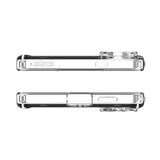 Husa de protectie Spigen Ultra Hybrid MagSafe (ACS09418) compatibil cu Samsung Galaxy S25 Edge, Transparent / White