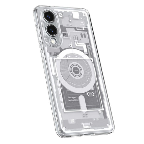 Husa de protectie Spigen Ultra Hybrid Zero One MagSafe (ACS09417) compatibil cu Samsung Galaxy S25 Edge, Alb