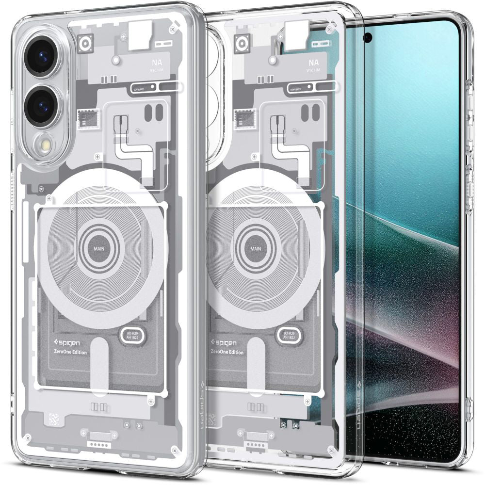 Husa de protectie Spigen Ultra Hybrid Zero One MagSafe (ACS09417) compatibil cu Samsung Galaxy S25 Edge, Alb