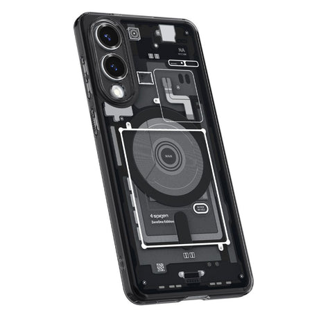 Husa de protectie Spigen Ultra Hybrid Zero One MagSafe (ACS09415) compatibil cu Samsung Galaxy S25 Edge, Negru