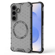 Husa de protectie Techsuit HoneyComb Shield MagSafe compatibil cu Samsung Galaxy S25, Negru