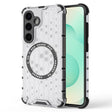 Husa de protectie Techsuit HoneyComb Shield MagSafe compatibil cu Samsung Galaxy S25 Plus, Alb