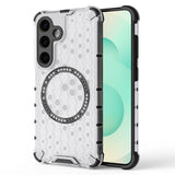 Husa de protectie Techsuit HoneyComb Shield MagSafe compatibil cu Samsung Galaxy S25 Plus, Alb
