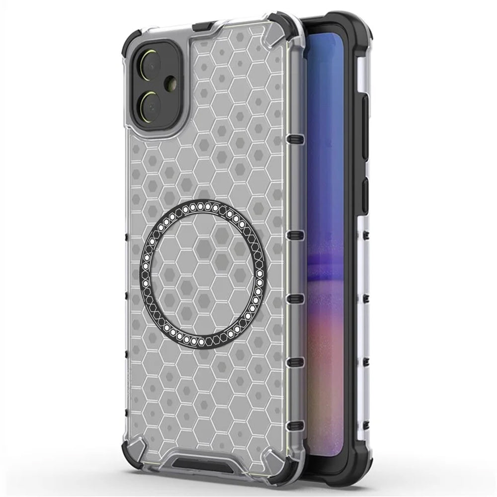 Husa de protectie Techsuit HoneyComb Shield MagSafe compatibil cu Samsung Galaxy A05, Alb