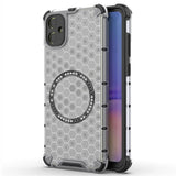 Husa de protectie Techsuit HoneyComb Shield MagSafe compatibil cu Samsung Galaxy A05, Alb