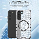Husa de protectie Techsuit HoneyComb Shield MagSafe compatibil cu Samsung Galaxy A05, Alb