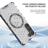 Husa de protectie Techsuit HoneyComb Shield MagSafe compatibil cu Samsung Galaxy A05, Alb