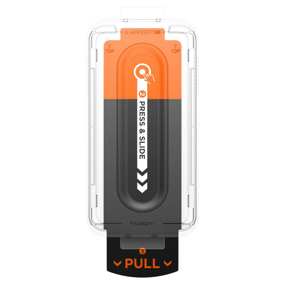 Folie de protectie Spigen Glas.tR EZ-FIT Pro (AGL09411) compatibil cu Samsung Galaxy S25 Edge, Transparent