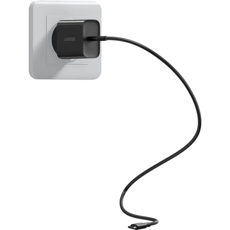 Incarcator Ugreen CD137 (10191), Fast Charging, Type-C, 20W, 5V/3A, PD3.0, Quick Charge 4.0+, Negru
