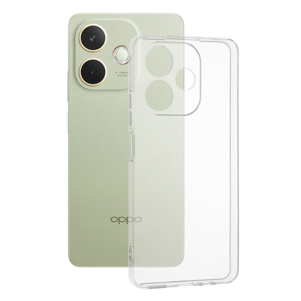 Husa de protectie Techsuit Clear Silicone compatibil cu Oppo A5 Pro 4G / A5 Pro 5G, Transparent