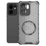 Husa de protectie Techsuit HoneyComb Shield MagSafe compatibil cu Oppo Reno13 F 4G / Reno13 F 5G / Reno13 FS 5G, Negru