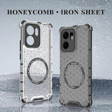 Husa de protectie Techsuit HoneyComb Shield MagSafe compatibil cu Oppo Reno13 F 4G / Reno13 F 5G / Reno13 FS 5G, Negru